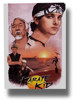 Cuadro Karate Kid 499 50x70 Lienzo Memoestampados