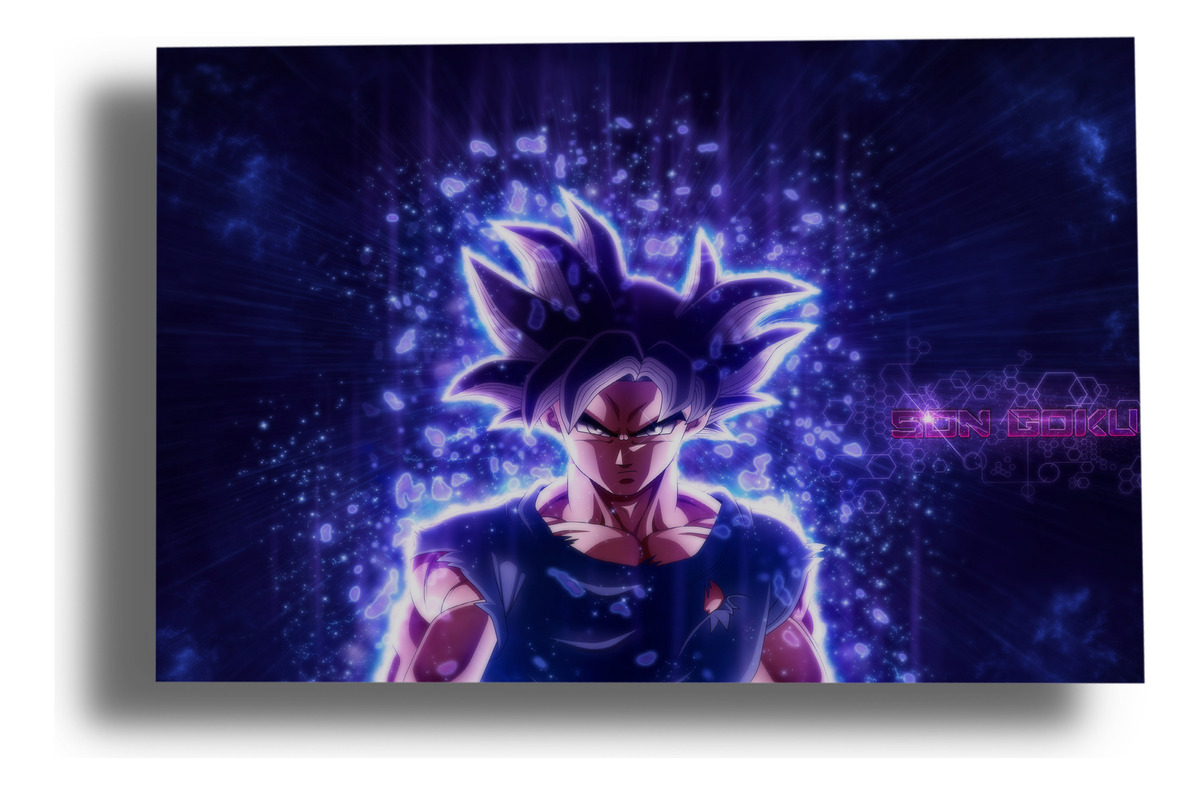 Cuadro 257 Goku Dragon Ball Super 70x100 Mdf Memoestampados