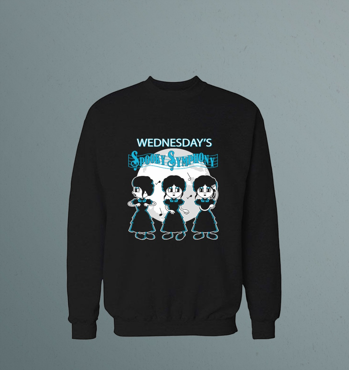 Buzo Wednesday_s Spooky Symphony Memoestampados - Imagen 2