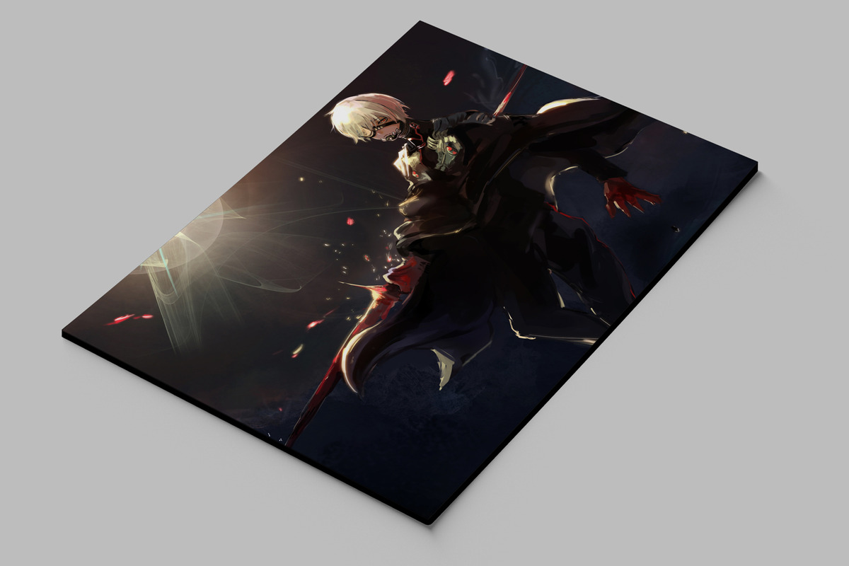 Cuadro Tokyo Ghoul Re 616 70x100 Mdf Memoestampados - Imagen 2