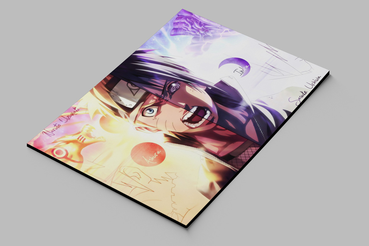 Cuadro Naruto Shippuuden Uzumaki49 40x53 Mdf Memoestampados - Imagen 2
