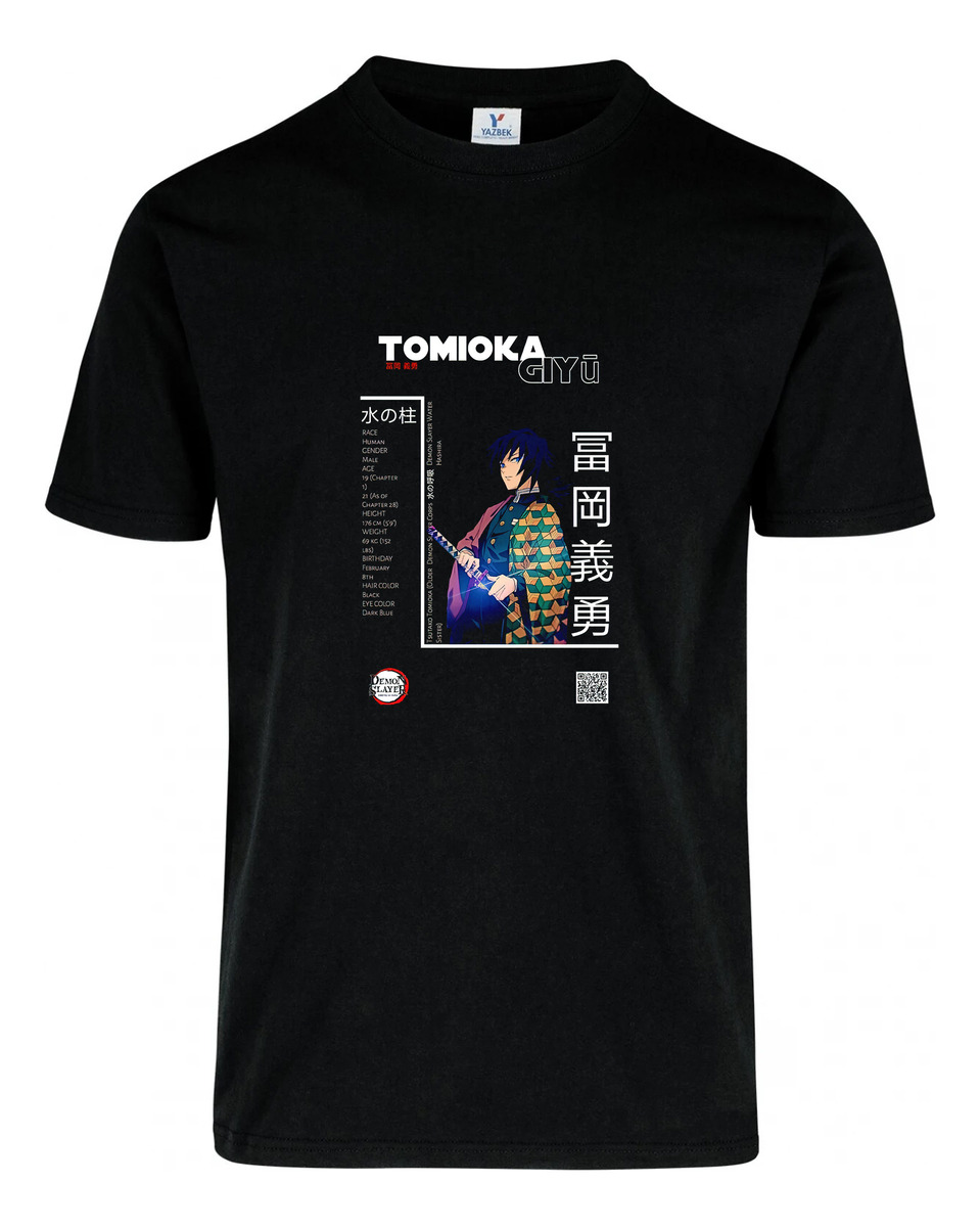 Remera: Giyu Tomioka Memoestampados - Imagen 2