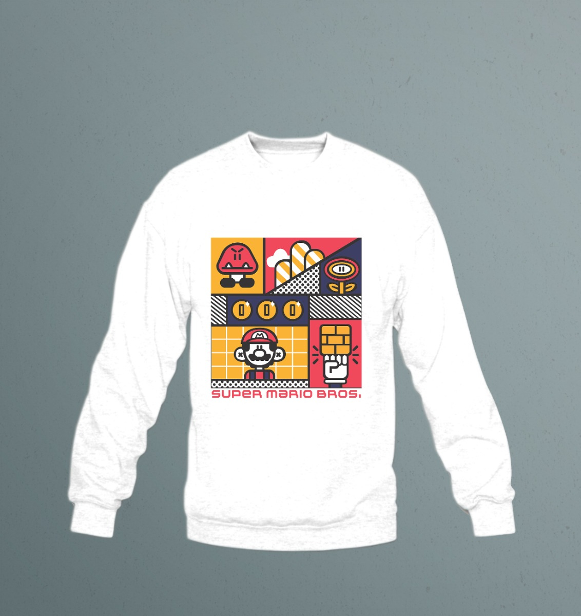 Buzo Super Mario Bros 01 Memoestampados - Imagen 14