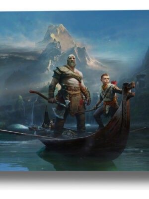 Cuadro God Of War 67 40x53 Mdf Memoestampados