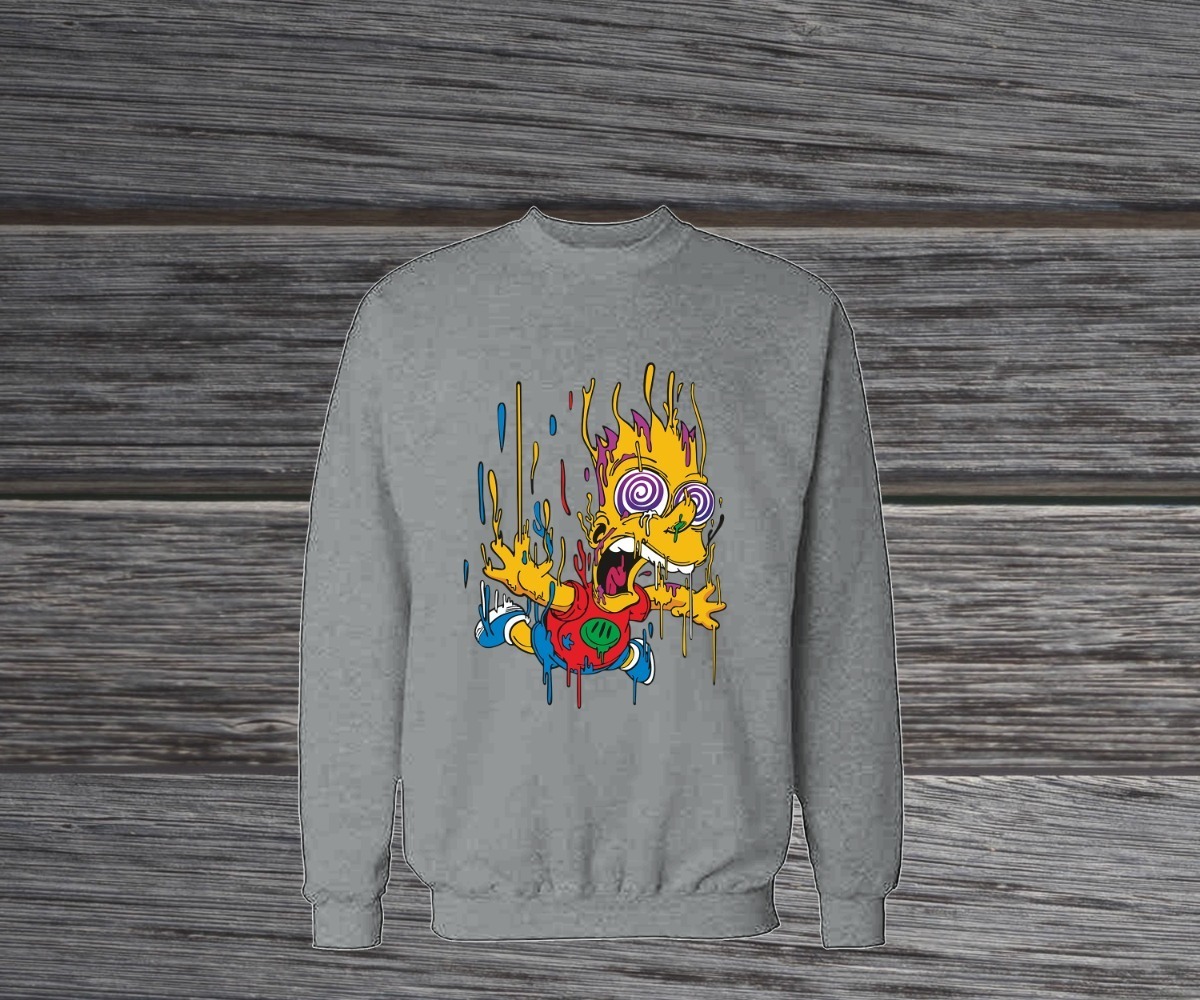 Buzo: Bart Simpsons Dibujo Memoestampados - Imagen 5