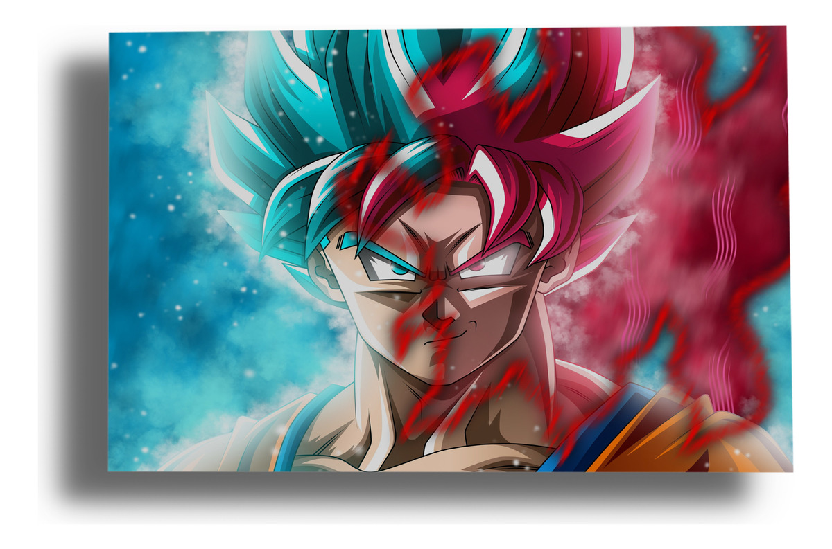 Cuadro Dragon Ball Super 123 40x53 Mdf Memoestampados