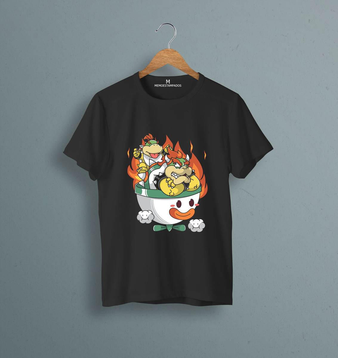 Remera: Bowser _ Bowser Jr 01 Memoestampados - Imagen 2