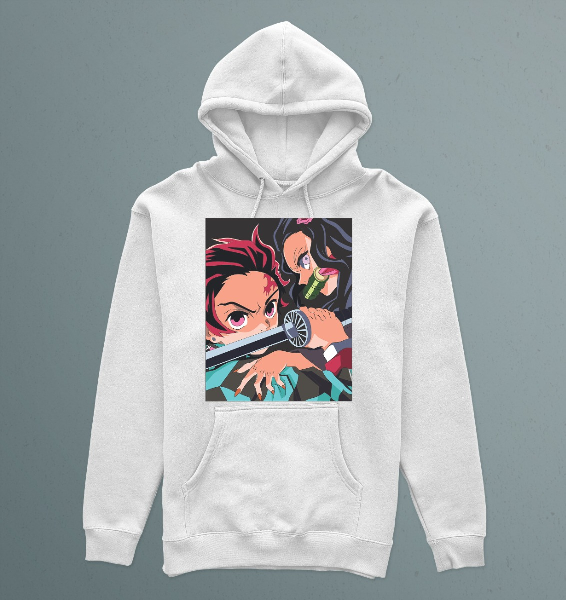 Canguro Nezuco Y Tanjiro Kamado Memoestampados - Imagen 11