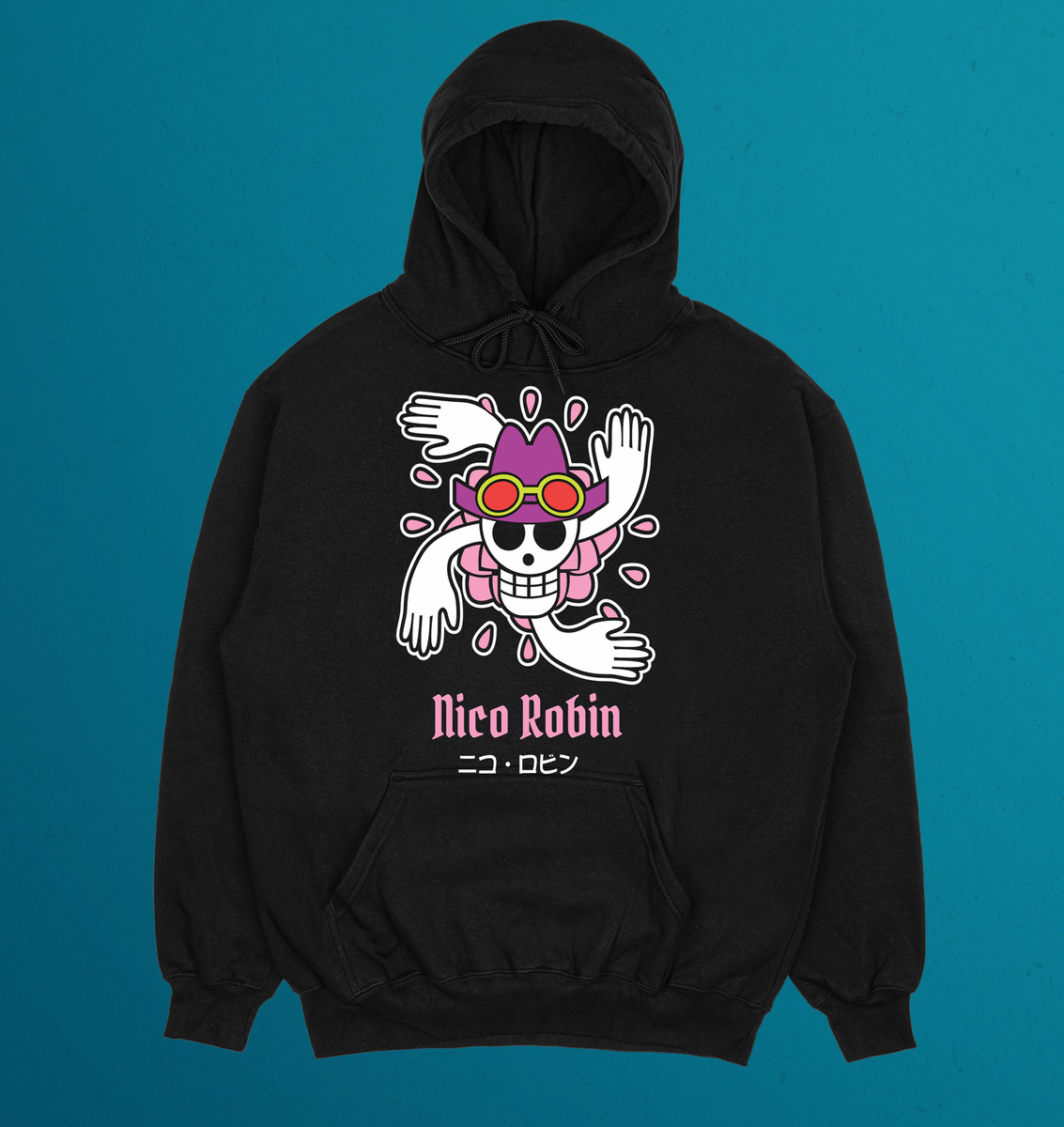 Canguro Nico Robin Flag One Piece Memoestampados - Imagen 3
