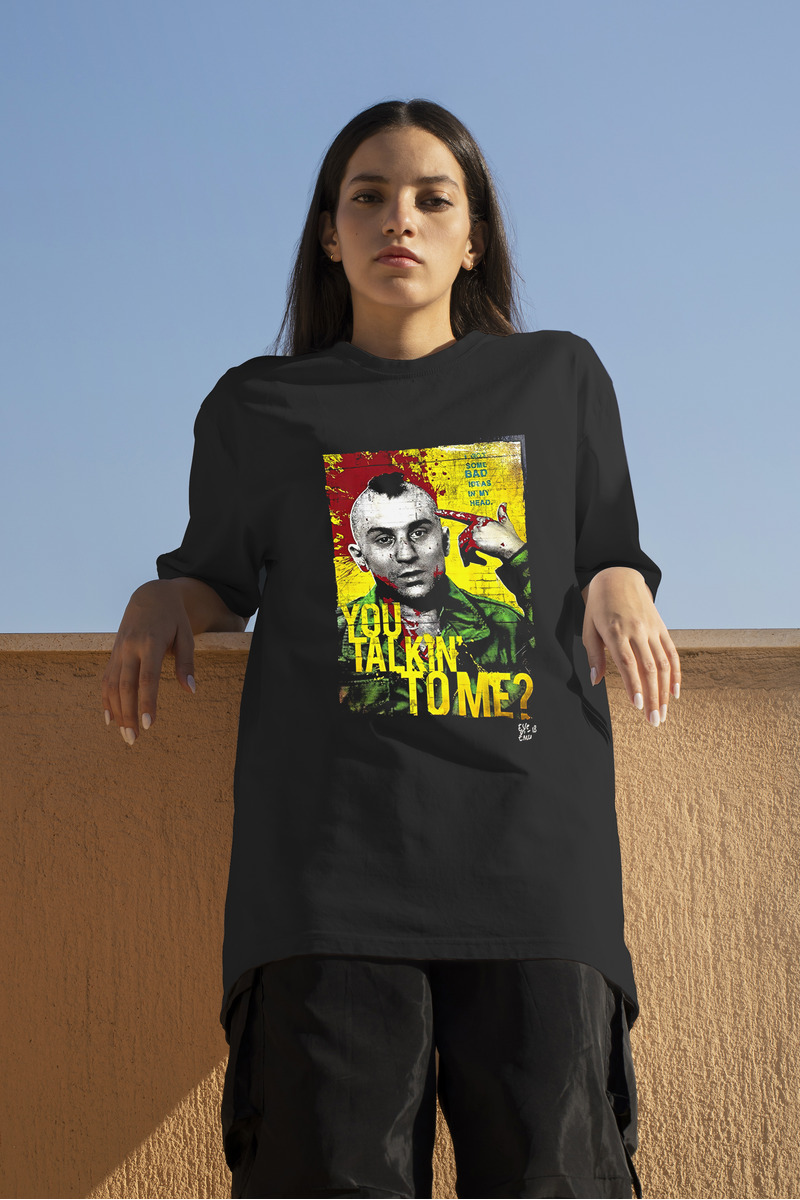 Remera: Taxi Drive You Talking To Me Memoestampados