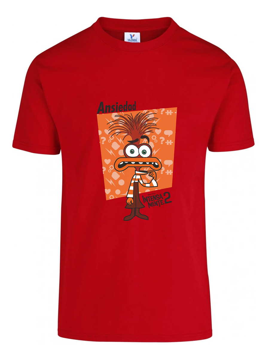 Remera: Intensamente 2 Ansiedad Memoestampados - Imagen 9