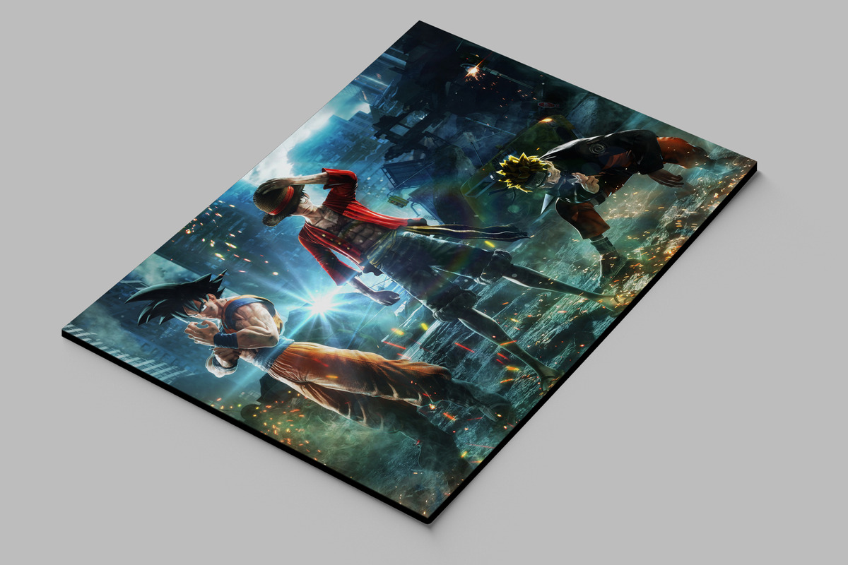 Cuadro Jump Force Goku Naruto 33 30x40 Mdf Memoestampados - Imagen 2