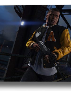 Cuadro Gta Five V 582 40x53 Mdf Memoestampados