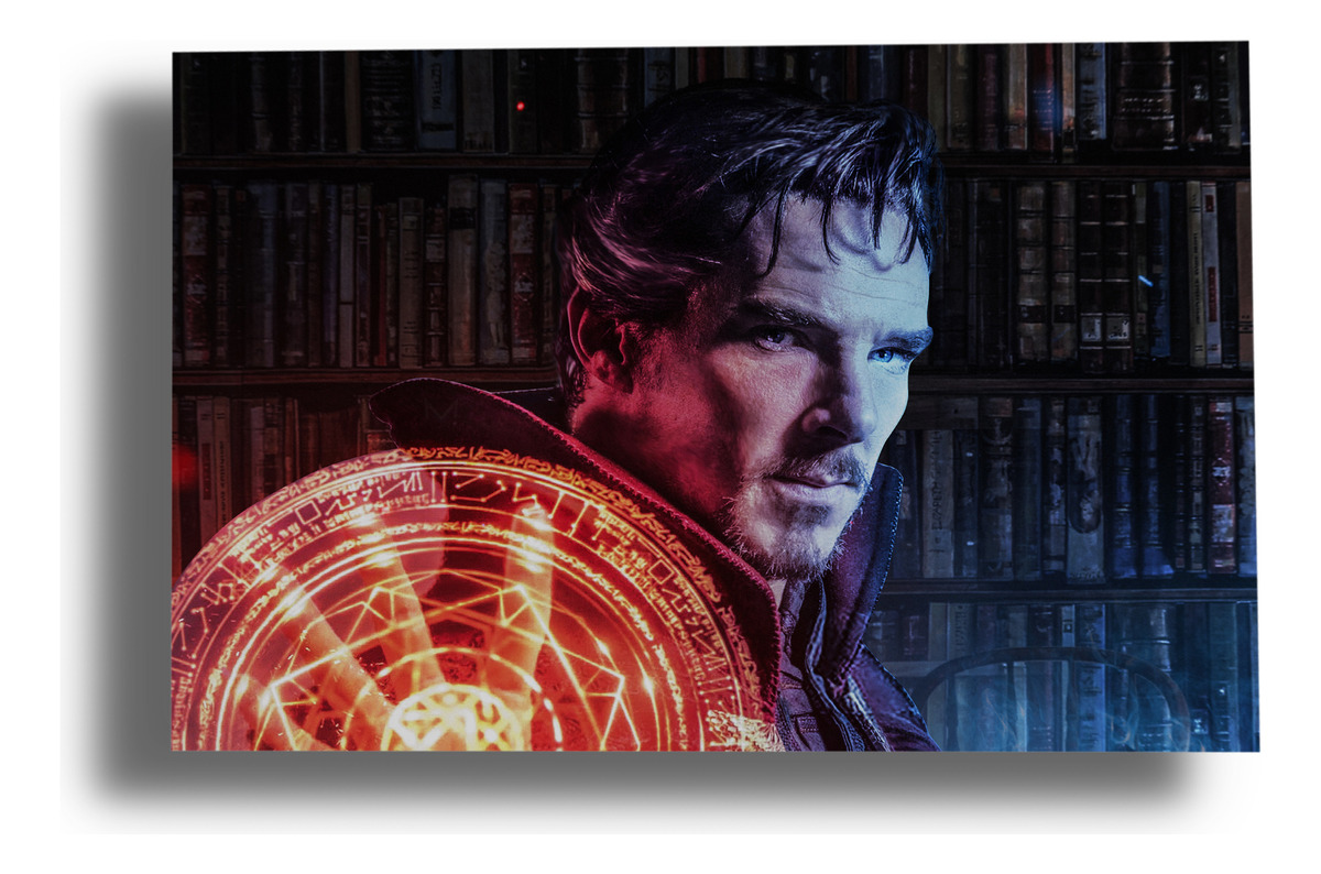 Cuadro Doctor Strange 117 50x70 Mdf Memoestampados