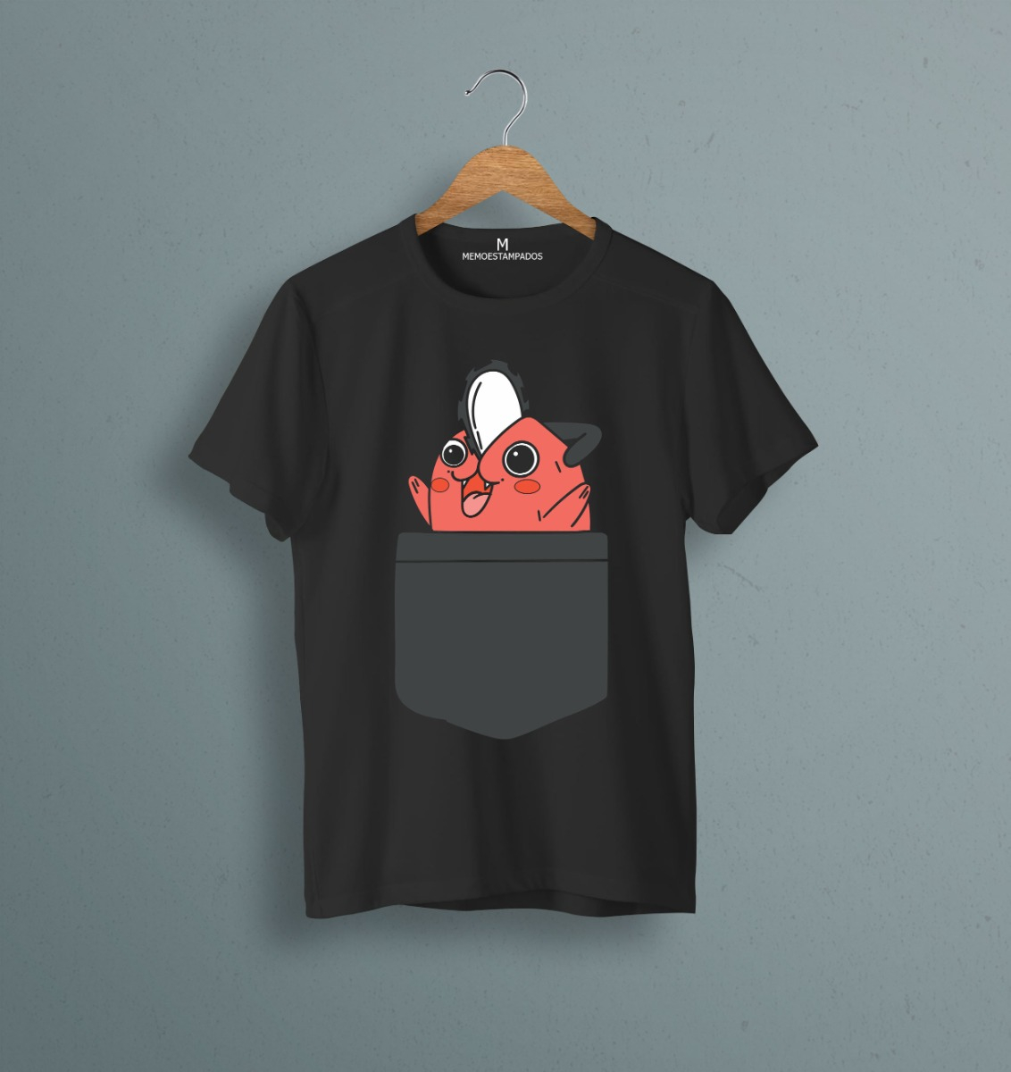 Remera: Pochita De Bolsillo Memoestampados - Imagen 5