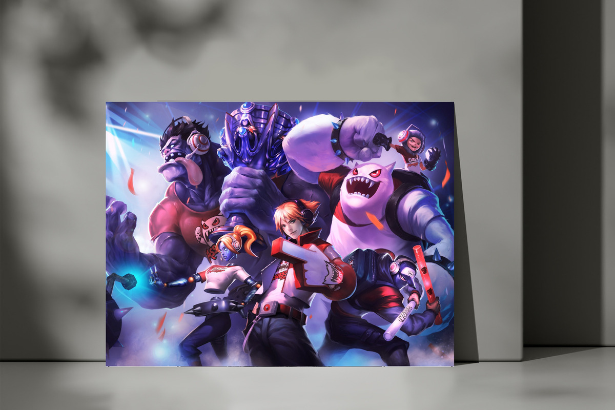 Cuadro League Of Legends 154 70x100 Mdf Memoestampados - Imagen 3