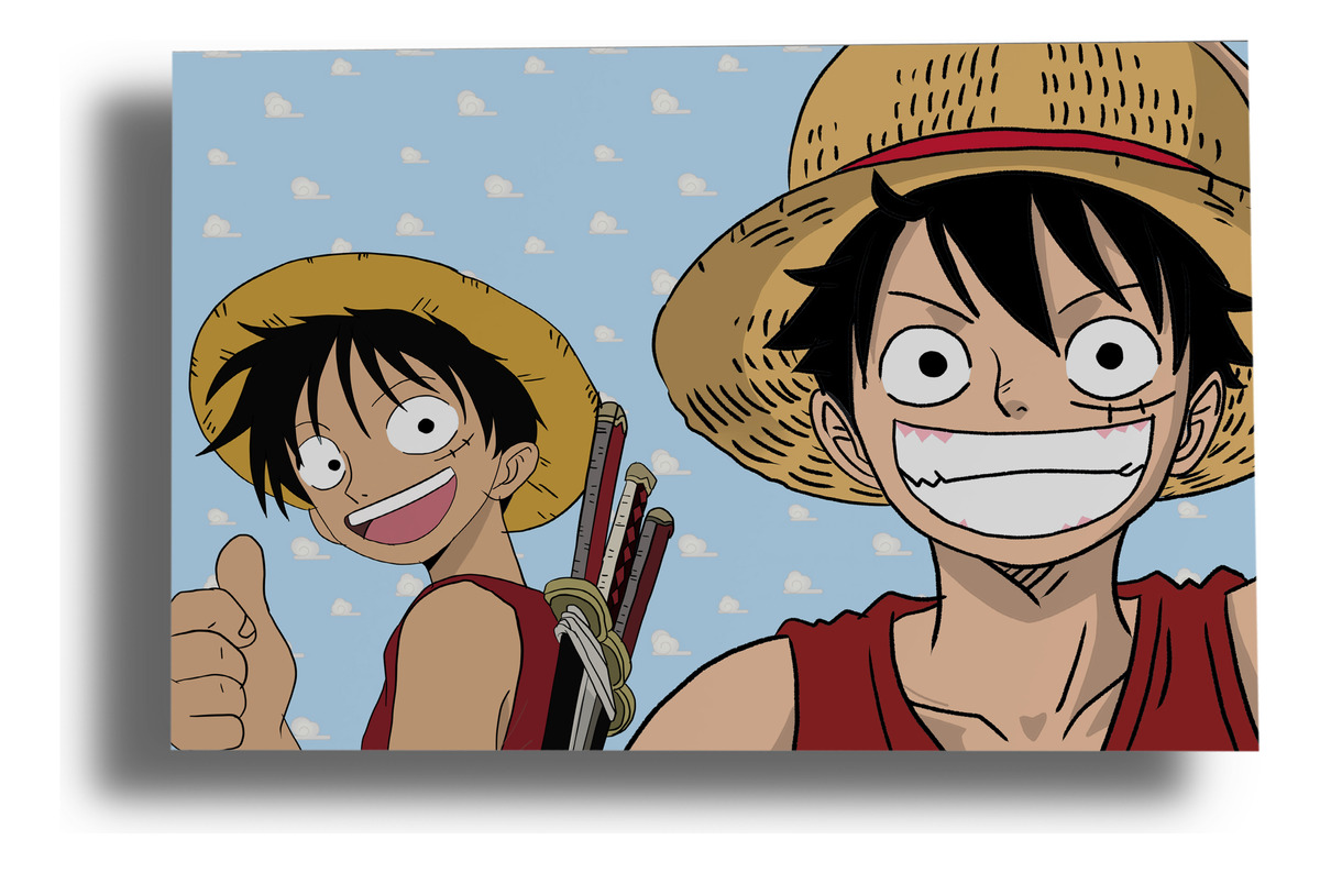 Cuadro 243 One Piece 30x40 Mdf Memoestampados
