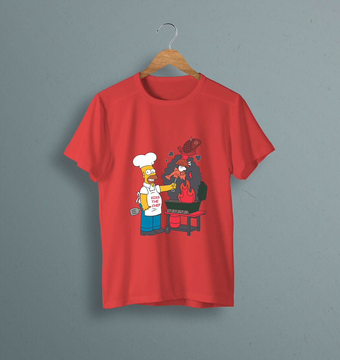 Remera: Kiss The Chef Homero Memoestampados - Imagen 11