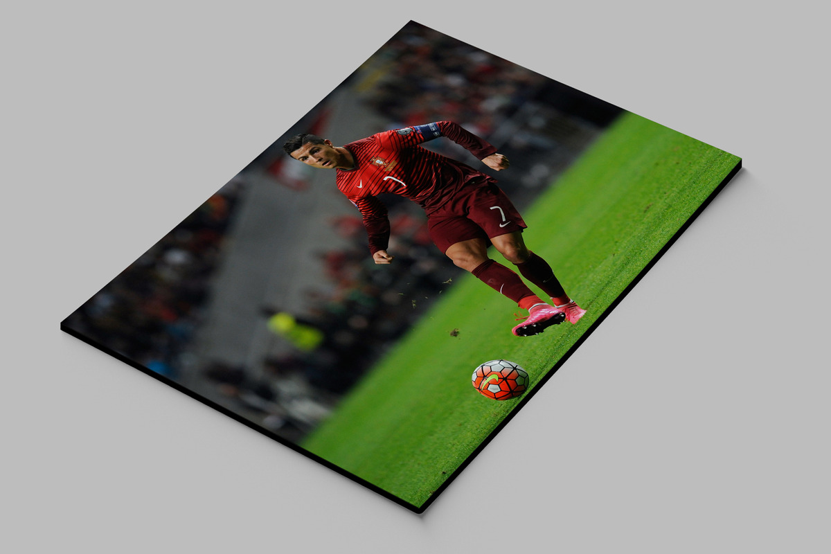 Cuadro Cristiano Ronaldo 354 40x53 Mdf Memoestampados - Imagen 2