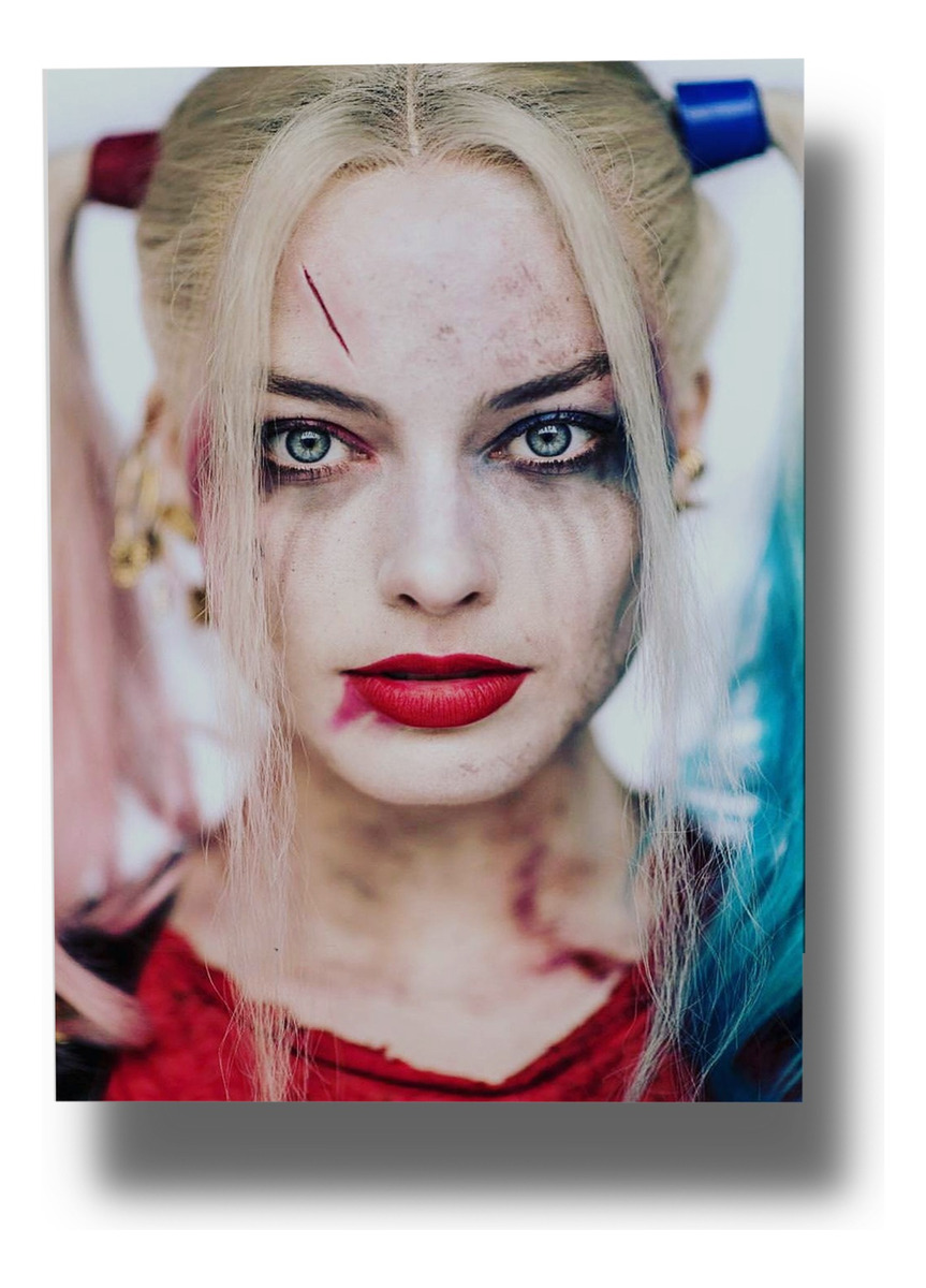 Cuadro 195 Harley Quinn, Margot 40x53 Mdf Memoestampados