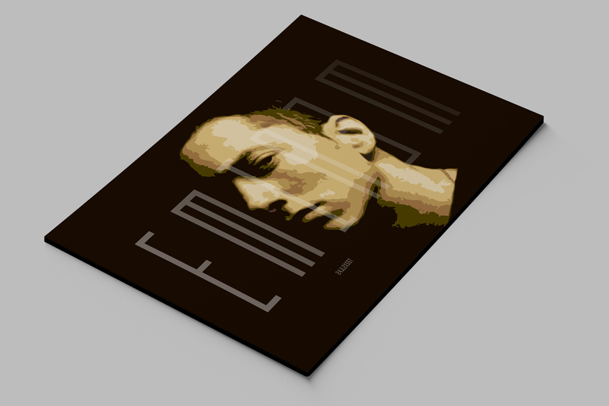 Cuadro 323 Eminem 30x40 Mdf Memoestampados - Imagen 2