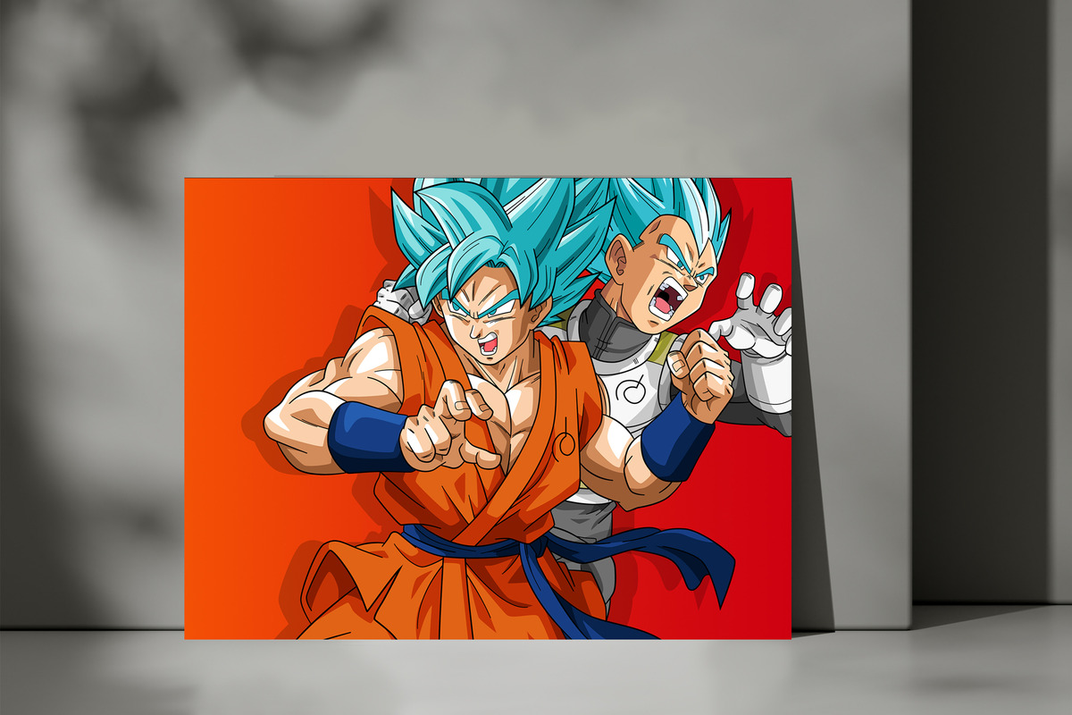Cuadro Dragon Ball Super 569 40x53 Mdf Memoestampados - Imagen 3