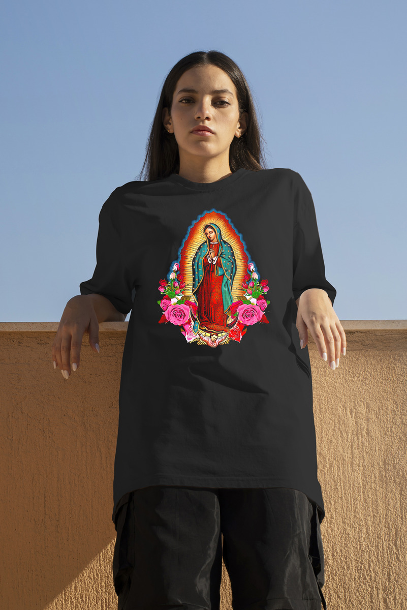 Remera: Virgen De Guadalupe Memoestampados - Imagen 3