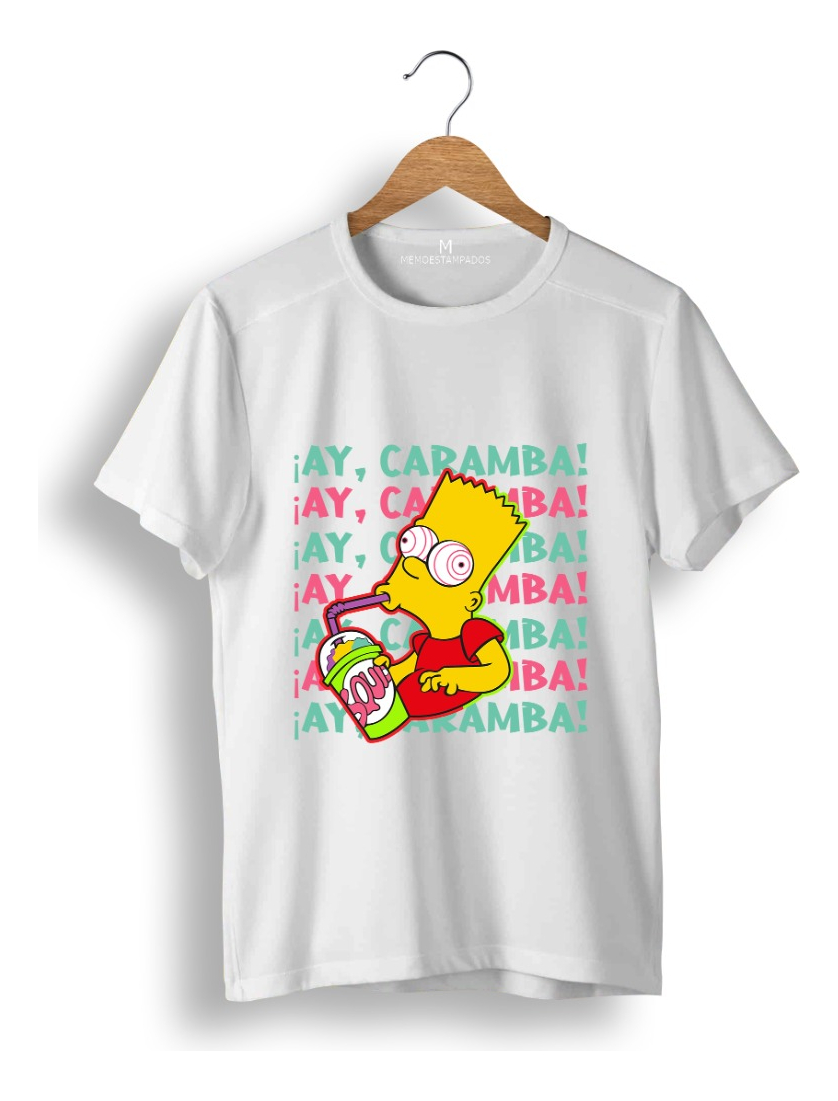 Remera: Bart Ay Caramba Memoestampados - Imagen 23