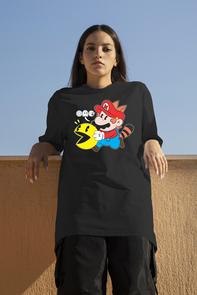 Remera: Mario Pac-man Memoestampados