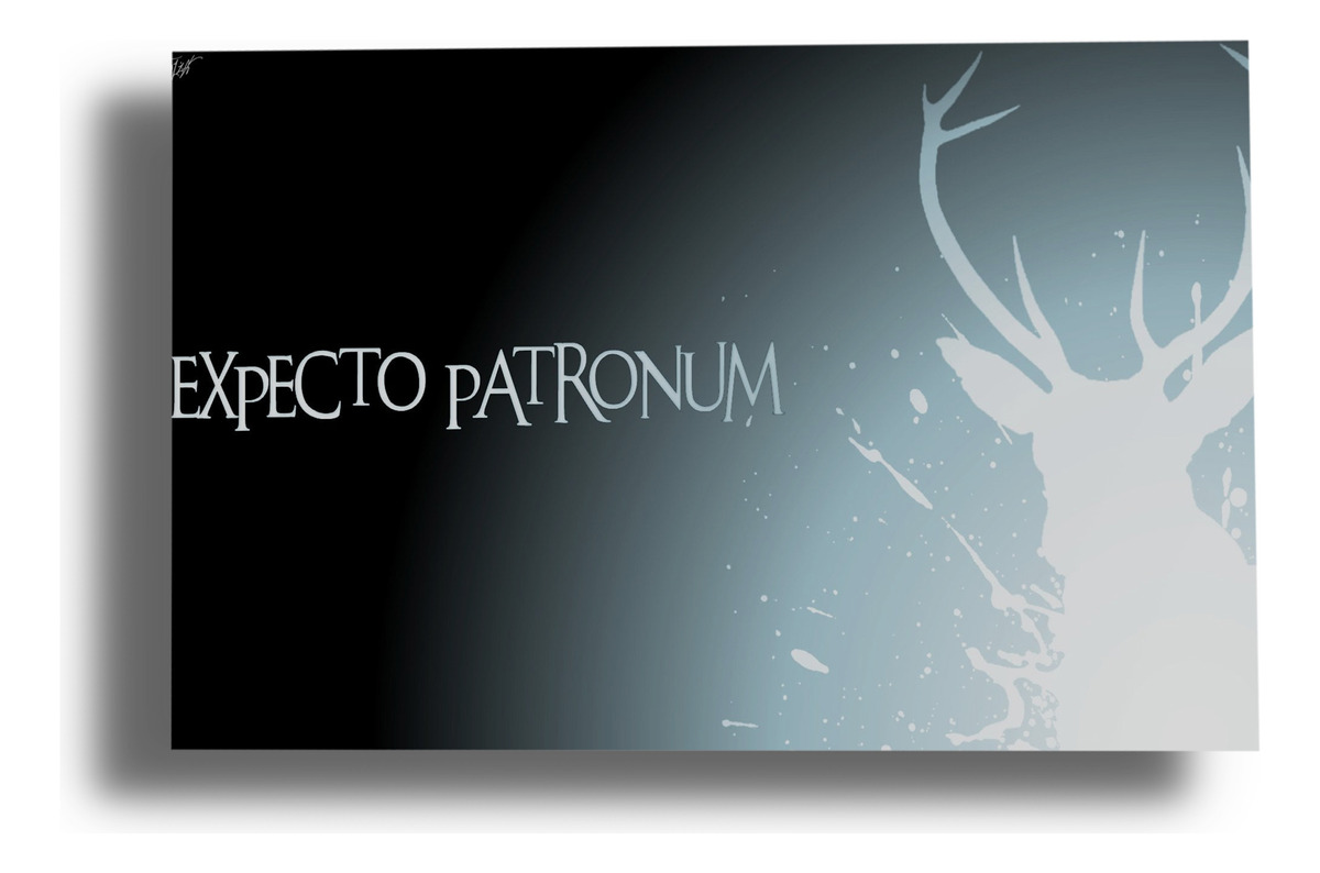 Cuadro Harry Potter Expectro 28 40x53 Mdf Memoestampados