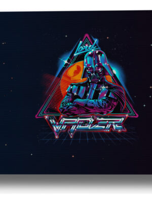 Cuadro Darth Vader Galaxia 184 70x100 Mdf Memoestampados
