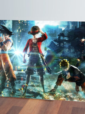 Cuadro Jump Force Goku Naruto 33 70x100 Mdf Memoestampados