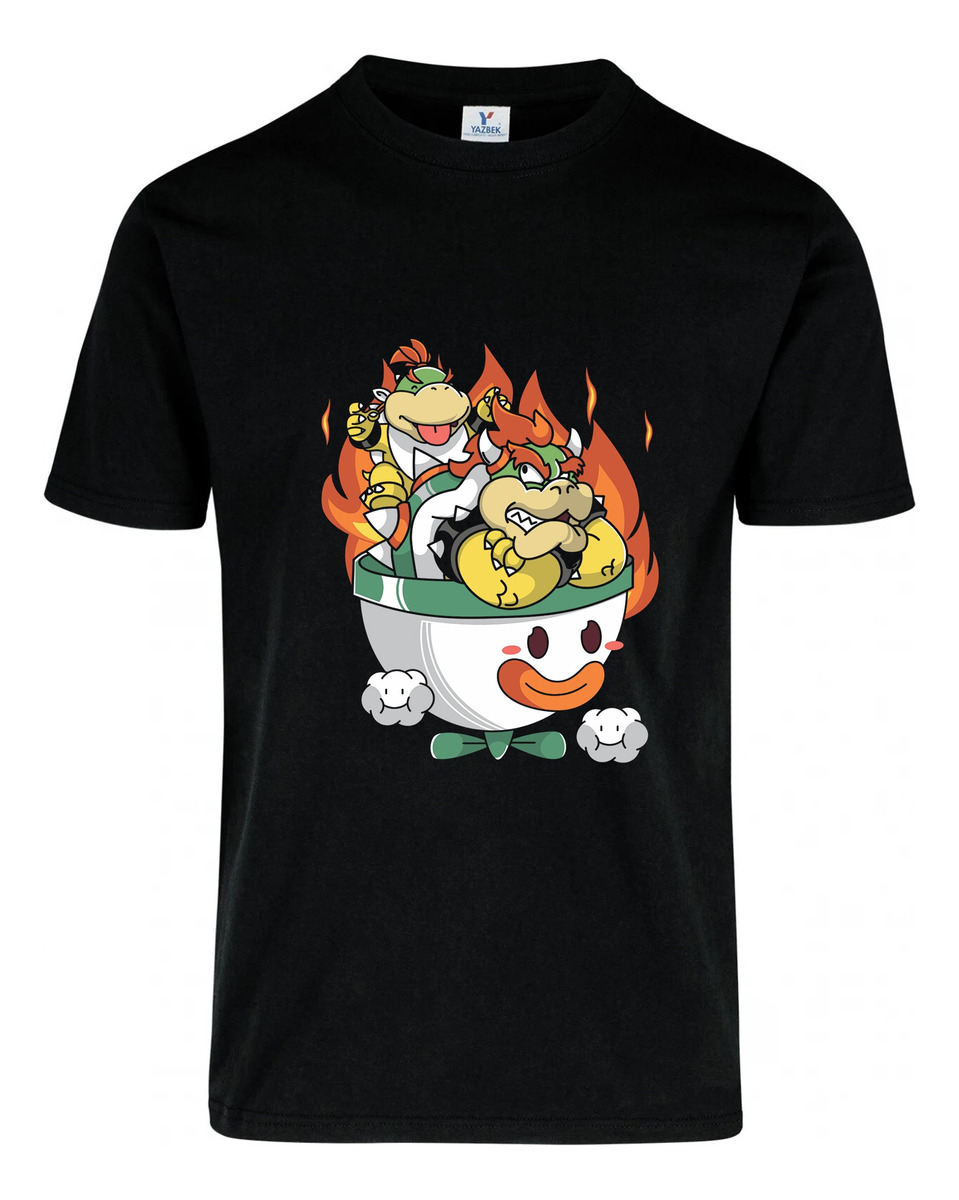 Remera: Bowser _ Bowser Jr 01 Memoestampados