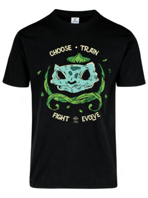 Remera: Bulbasaur Skull Memoestampados