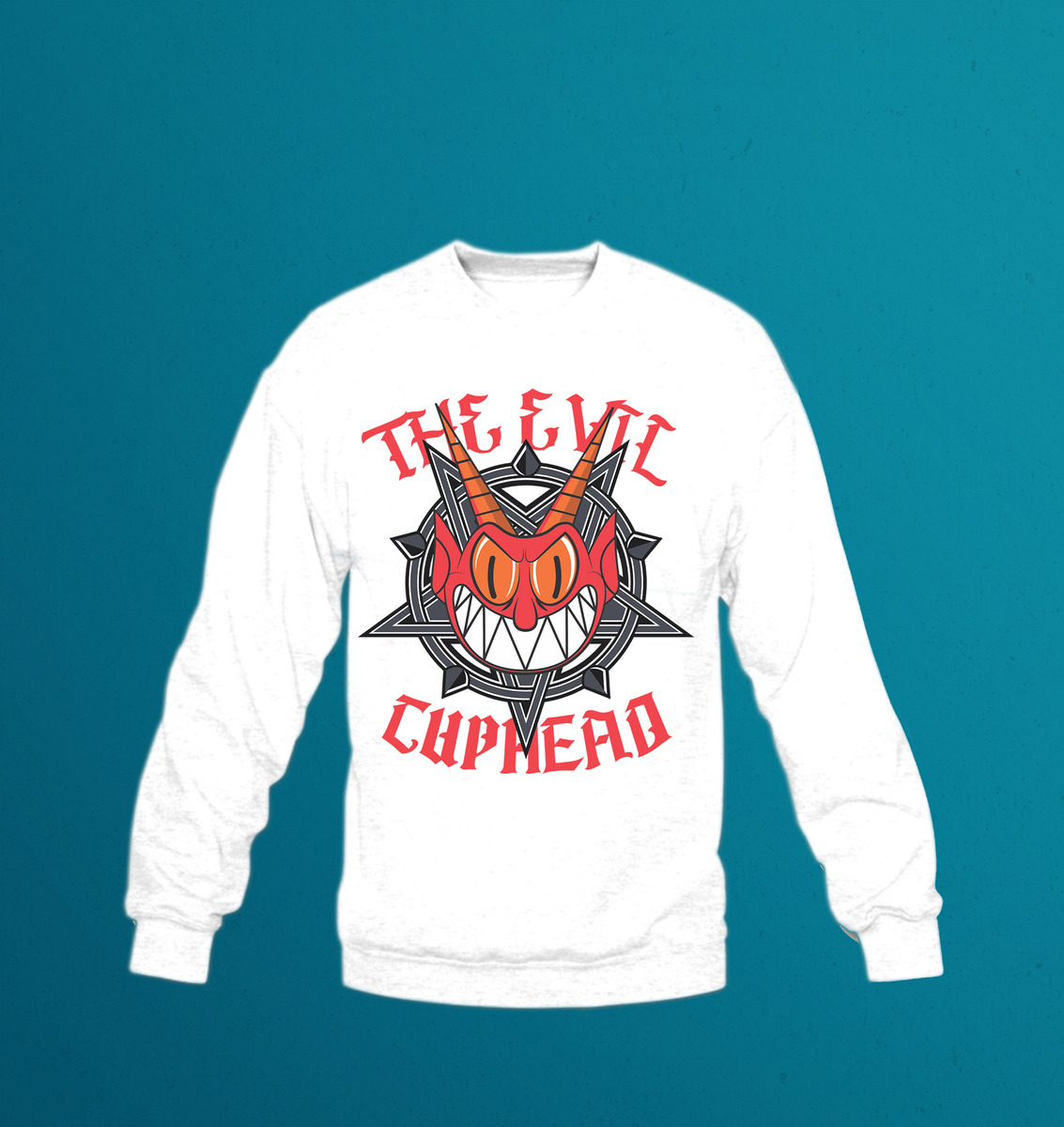 Buzo The Evil Cuphead Memoestampados - Imagen 11