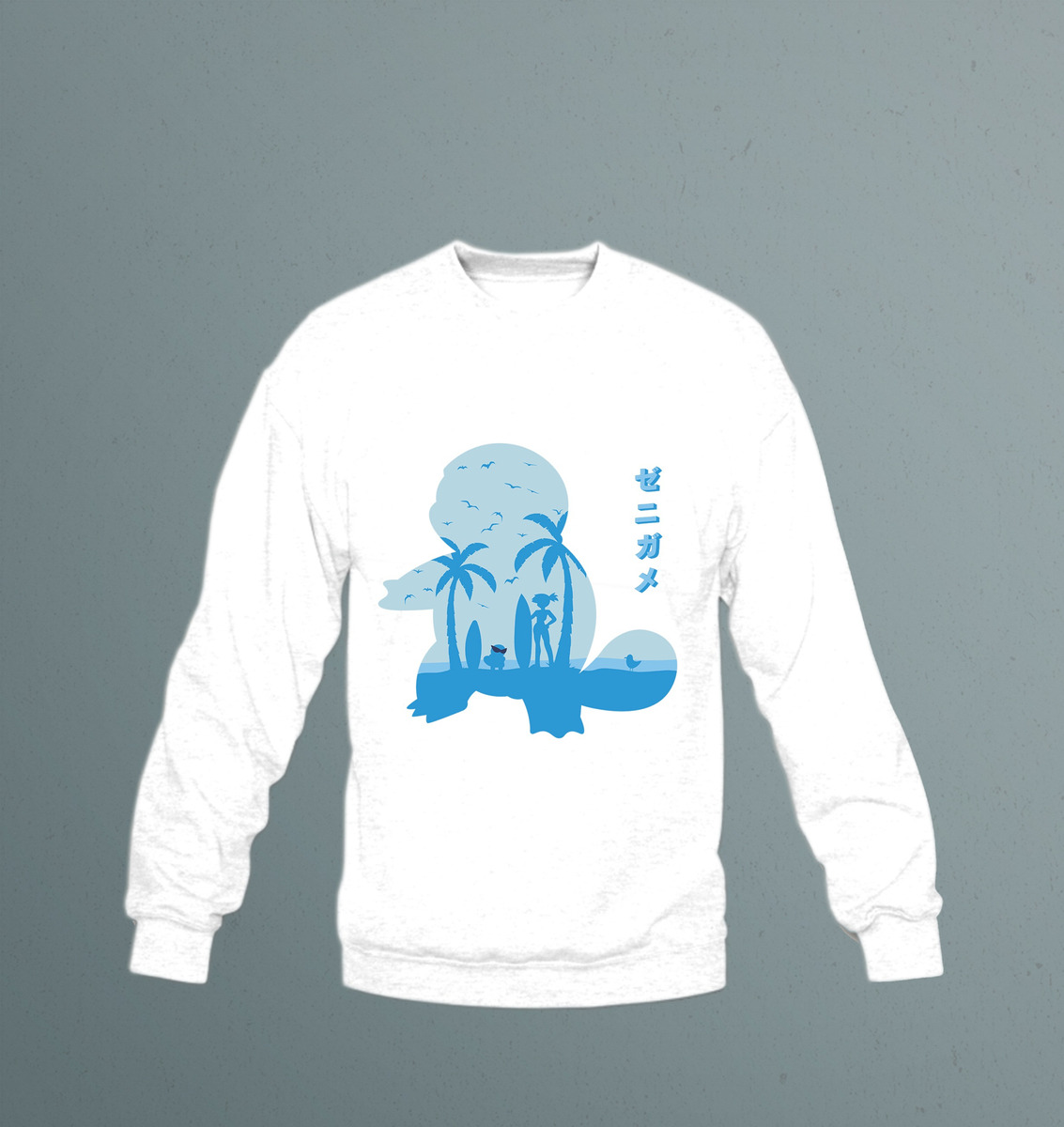 Buzo Squirtle Silueta 01 Memoestampados - Imagen 6
