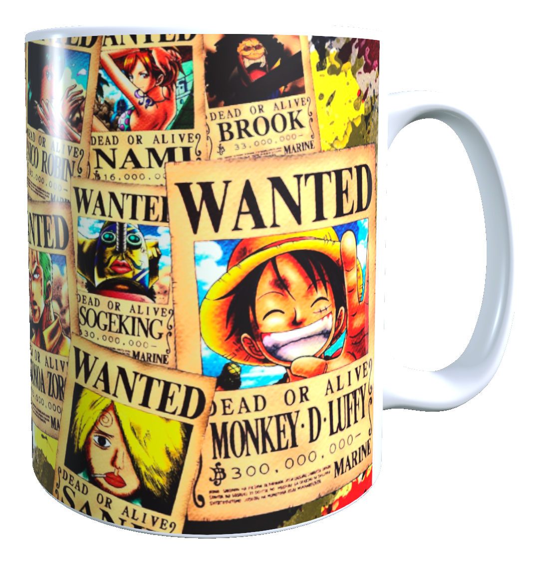 Taza Personalizada Diseño One Piece Serie Anime T474 - Imagen 2