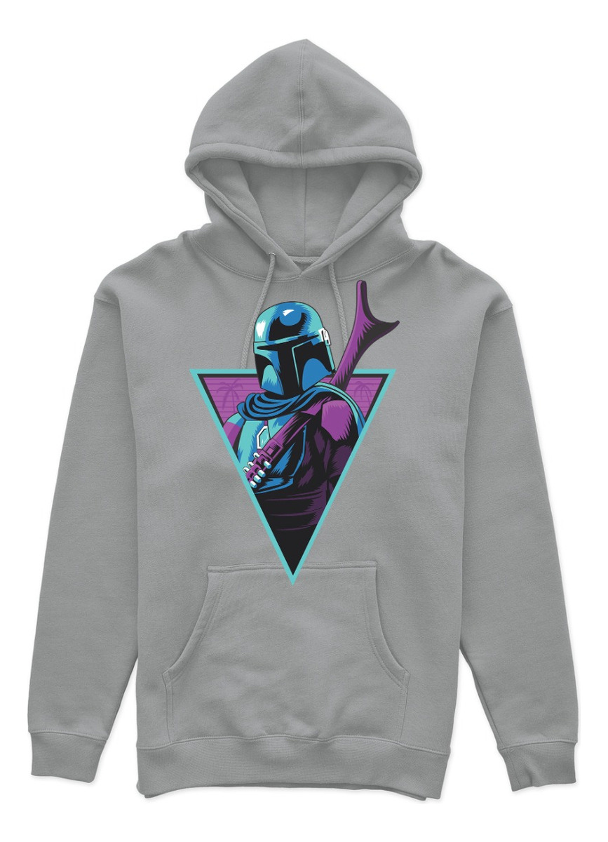 Canguro The Mandalorian Retro Neon Memoestampados - Imagen 4