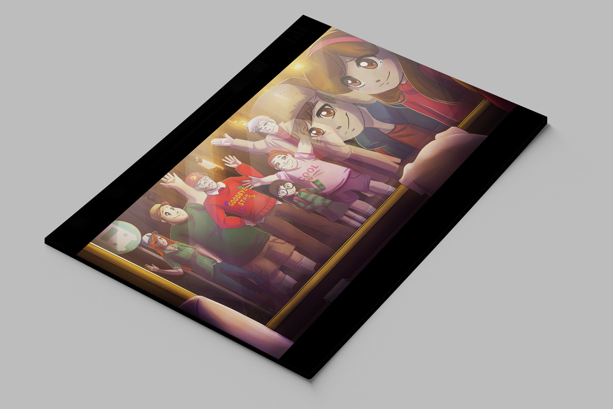 Cuadro Gravity Falls 438 40x53 Mdf Memoestampados - Imagen 2