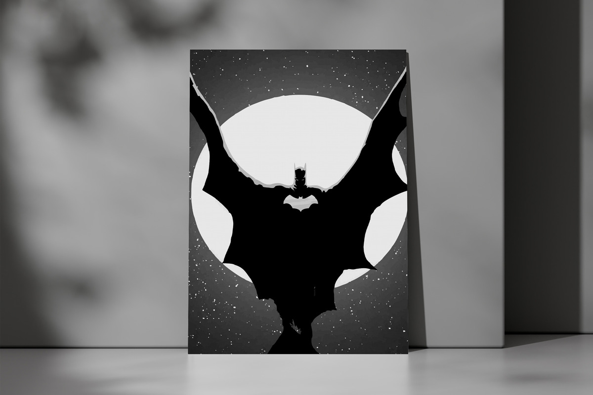 Cuadro Batman 514 70x100 Mdf Memoestampados - Imagen 3