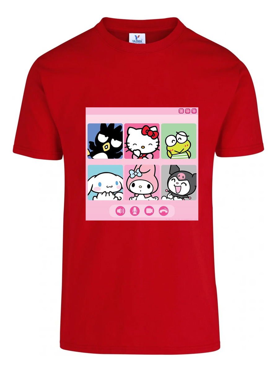 Remera: Hello Kitty Y Sus Amigos Memoestampados - Imagen 8