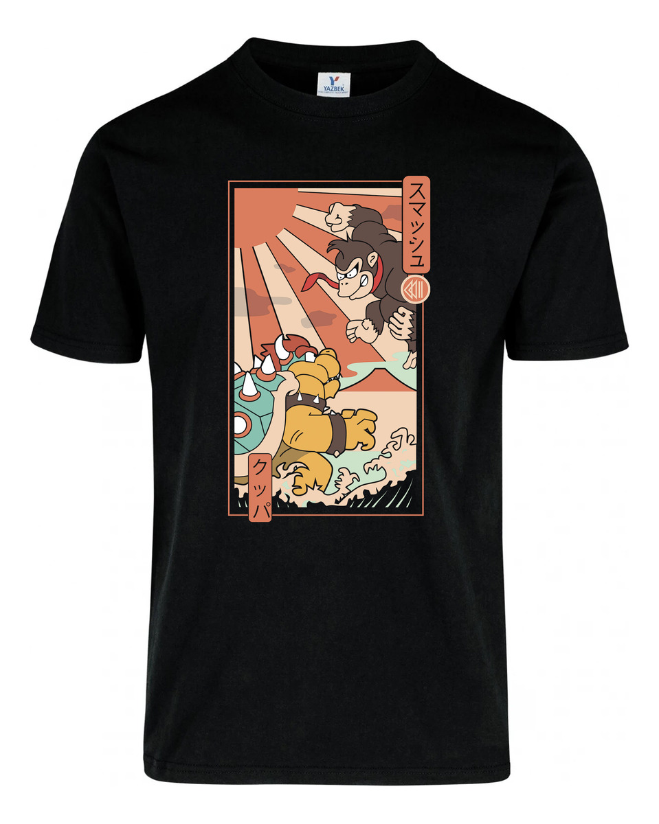 Remera: Bowser Vs Donkey Kong Memoestampados