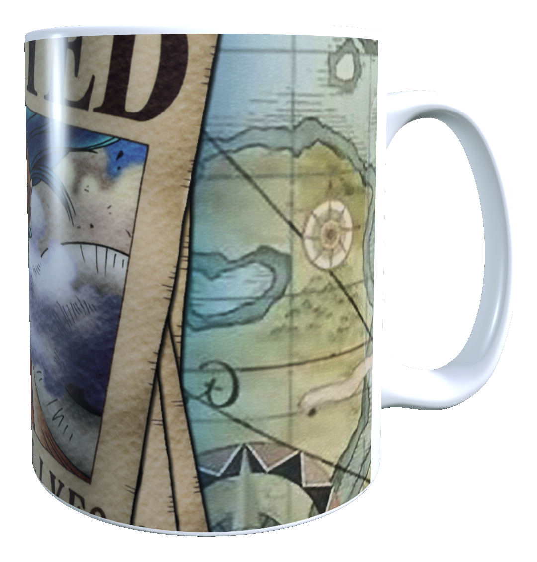 Taza Personalizada Diseño One Piece Serie Anime T464 - Imagen 3