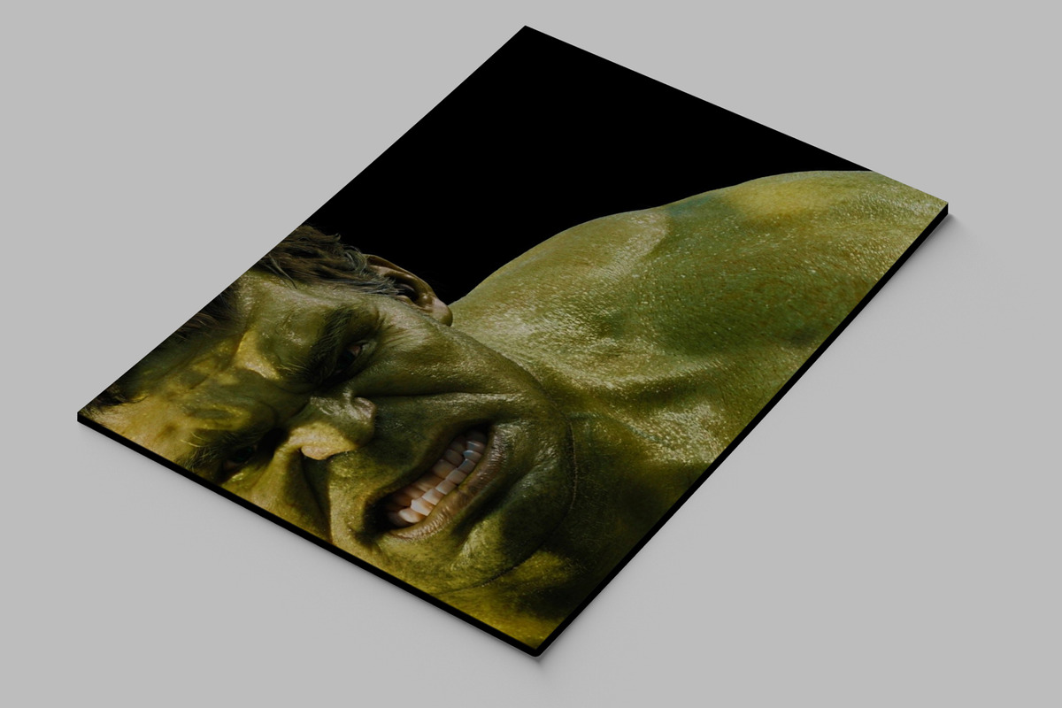 Cuadro 215 Marvel Hulk 50x70 Mdf Memoestampados - Imagen 2