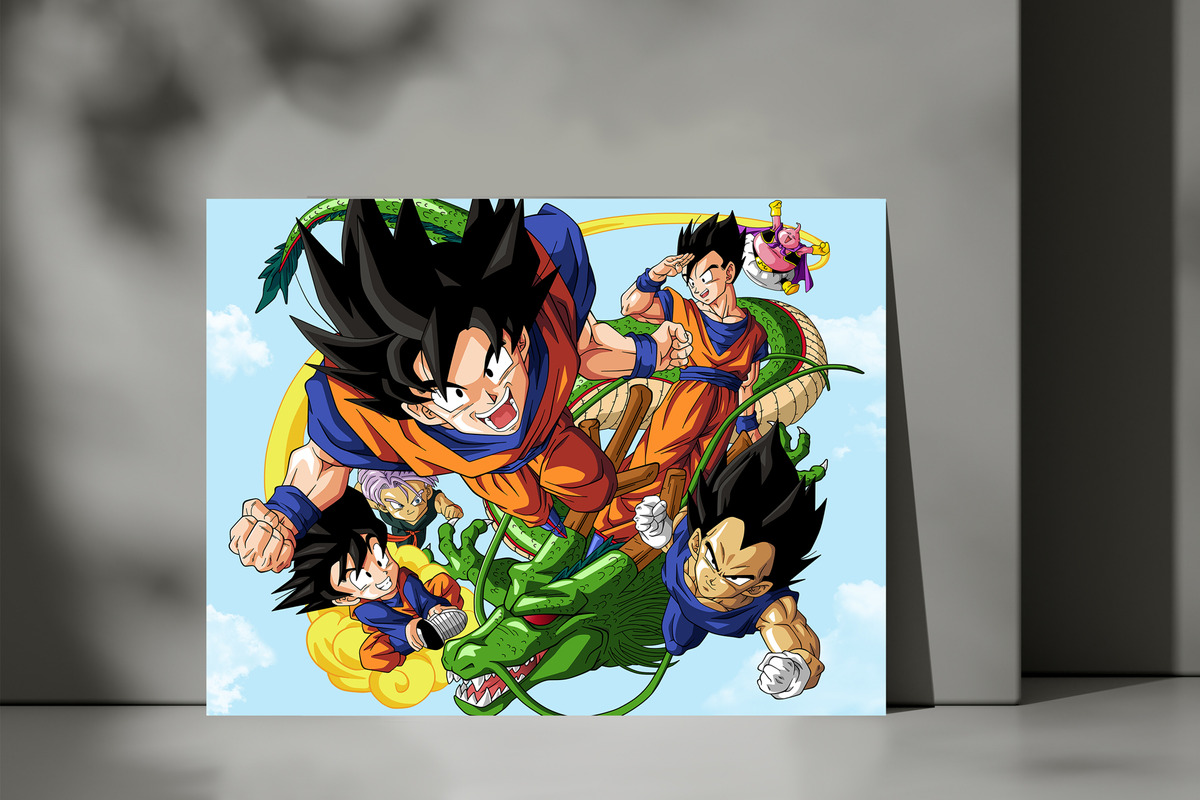 Cuadro Dragon Ball Z 572 70x100 Mdf Memoestampados - Imagen 3