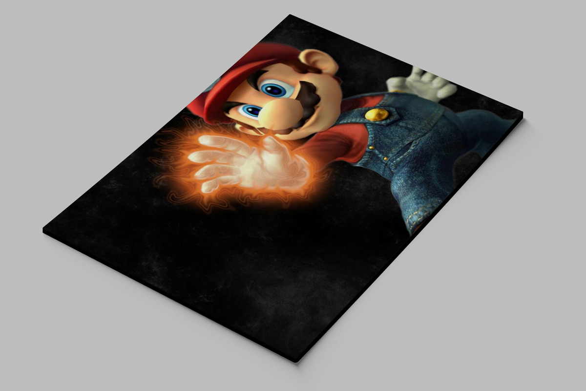 Cuadro Mario Smash 451 40x53 Mdf Memoestampados - Imagen 2