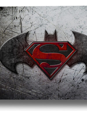 Cuadro Batman V Superman 558 50x70 Mdf Memoestampados