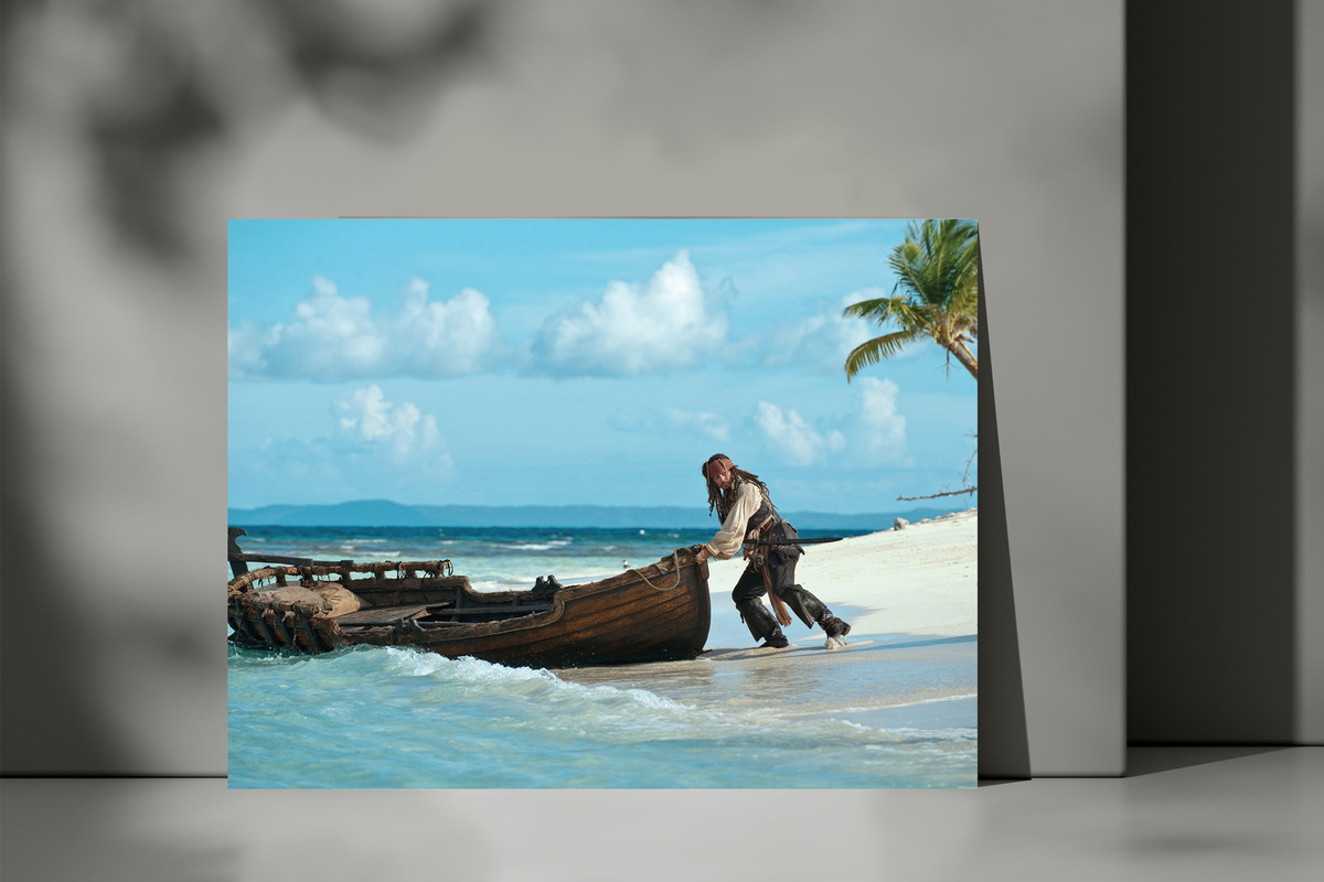 Cuadro Piratas Del Caribe 379 70x100 Mdf Memoestampados - Imagen 3