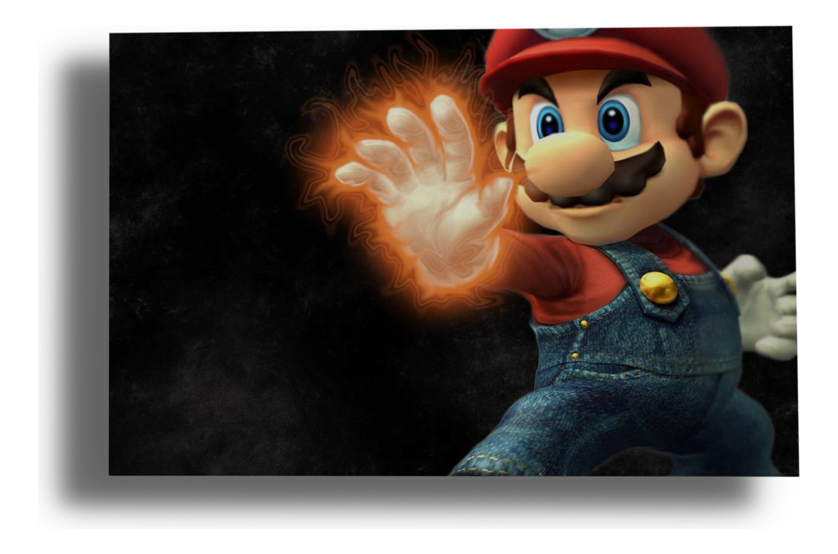 Cuadro Mario Smash 451 70x100 Mdf Memoestampados