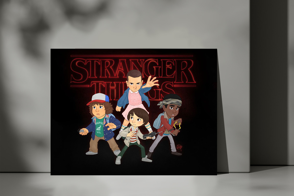 Cuadro Stranger Things 533 40x53 Mdf Memoestampados - Imagen 3